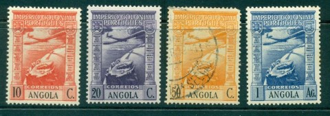 Angola-1938-Air-Post-4-MH-FU-lot31164