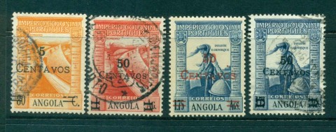 Angola-1945-Vasco-Da-Gama-Surch-MH-FU-lot31086