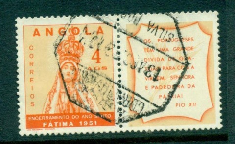 Angola-1951-Holy-Year-label-FU-lot31093