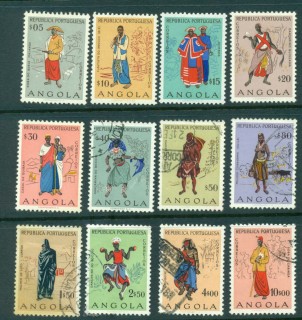 Angola-1957-Costumes-MH-FU-lot31103