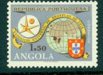 Angola-1958-World-fair-Brussells-MH-lot31105