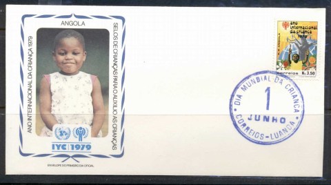 Angola-1979-IYC-International-year-of-the-Child-FDC