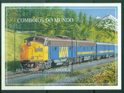 Angola-1997-Trains-Via-Rails-Canada-MS-MUH