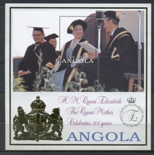 Angola-1999-Queen-Mother-100th-Birthday-MS1-MUH