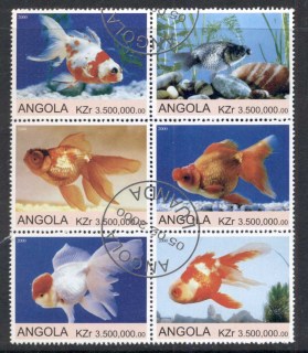 Angola-2000-Goldfish-blk6-rebel-Issue-CTO