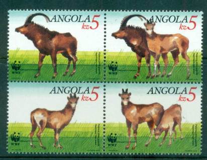 Angola-2000-WWF-Antelope-Blk-4-MUH-lot64003