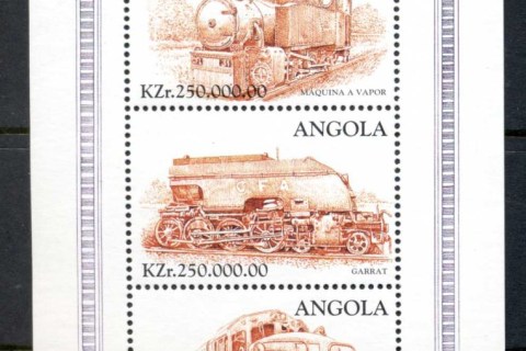 Angola-1997-Trains-MS-MUH