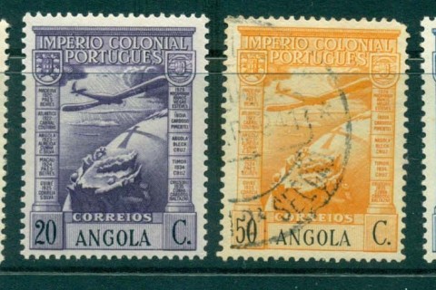 Angola-1938-Air-Post-4-MH-FU-lot31164