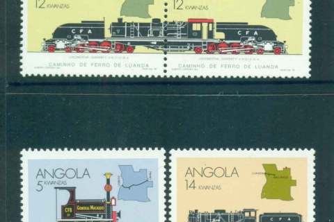 Angola-1990-Trains-MUH-lot51891