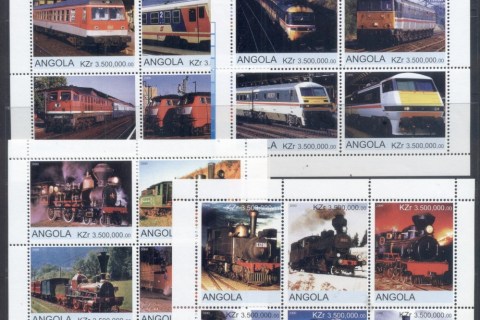 Angola-2000-Trains-Rebel-Issue-4xMS-MUH