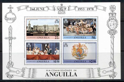 Anguilla-1978 QEII Coronation 25th Anniversary MS