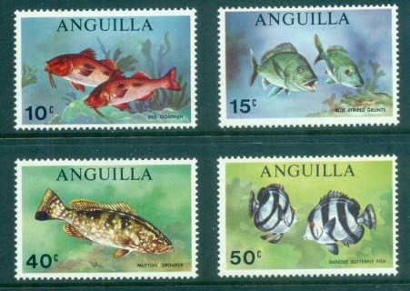 Anguilla-1969-Marine-Life-Fish-MUH