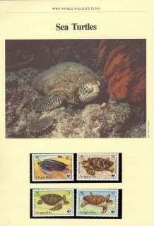 Anguilla-1983 WWF Sea Turtles