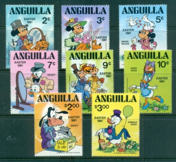 Anguilla-1981-Disney-Characters