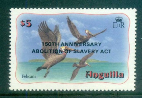 Anguilla-1983-Abolition-of-Slavery-Opt-on-Bird-5-MUH