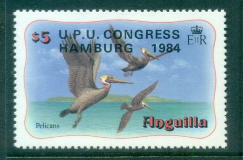 Anguilla-1984-UPU-Congress-Opt-on-Bird-5-MUH