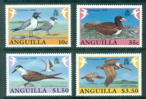 Anguilla-1990-Xmas-Birds-MUH