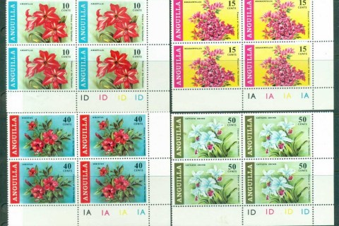 Anguilla-1969-Flowers-Blk-4-MUH