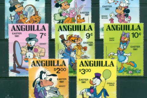 Anguilla-1981-Disney-Characters