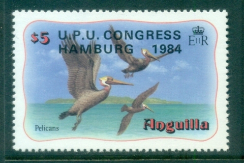 Anguilla-1984-UPU-Congress-Opt-on-Bird-5-MUH