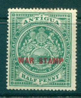 Antigua-1917-War-tax-Red-Opt-MLH-Lot55165