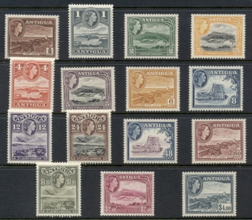 Antigua-1953-56-QEII-Pictorials-MLH