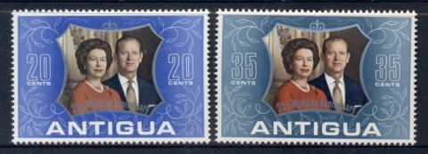 Antigua-1972-QEII-Silver-Wedding-Anniversary-Muh