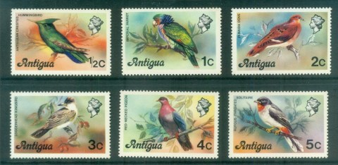 Antigua-1976-Birds-Defins-6v-MUH