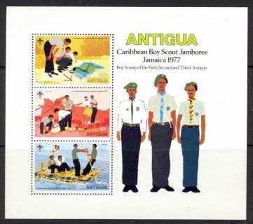 Antigua-1977-Scouts-MS-MUH-Lot12033