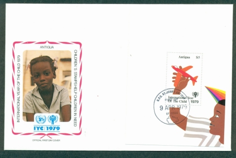 Antigua-1979-IYC-International-Year-of-the-Child-MS-FDC-lot32060