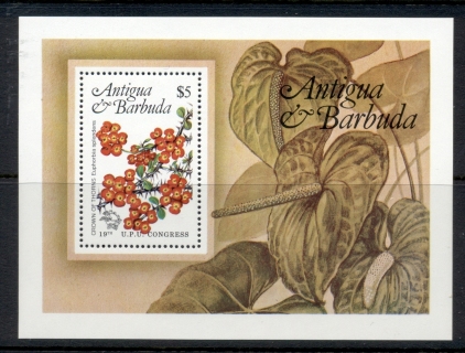 Antigua-Barbuda-1984-Flowers-MS-MUH