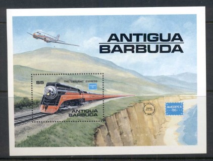 Antigua-Barbuda-1986-Trains-MS-MUH