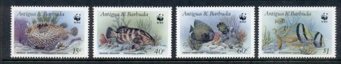 Antigua-Barbuda-1987-WWF-Marine-Life-Fish-MUH