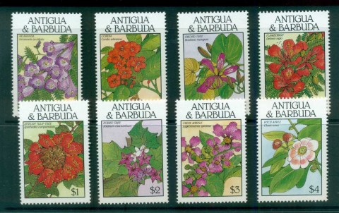 Antigua-Barbuda-1988-Flowering-Trees-MUH-lot80964