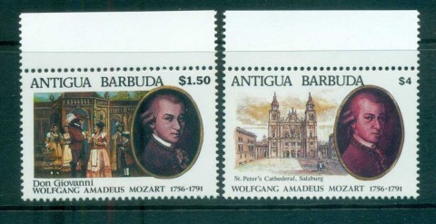 Antigua-Barbuda-1991-Mozart-MUH-lot80991