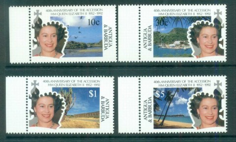 Antigua-Barbuda-1992-QEII-Accession-40th-Anniv
