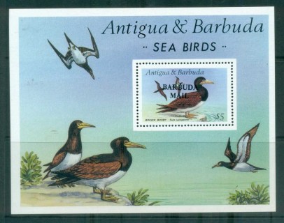 Antigua-Barbuda-1997-Brown-Booby-Opt-Barbuda-Mail-MS-MUH