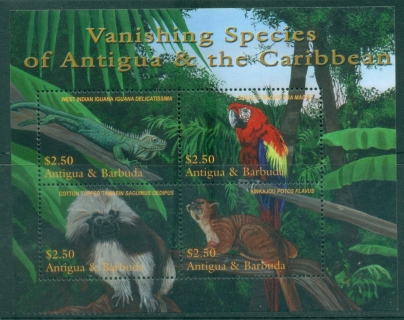 Antigua-Barbuda-2001-Vanishing-Species-of-Antigua-the-Caribbean-MS-MUH_2