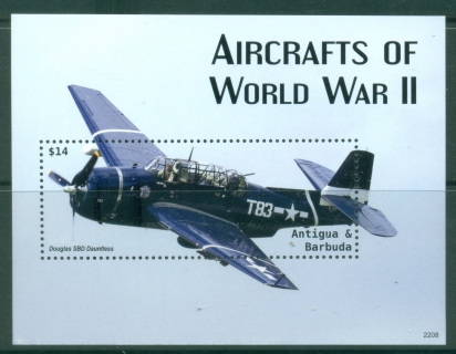 Antigua-Barbuda-2022-Aircrafts-of-WWII-Douglas-Dauntless-MS-MUH
