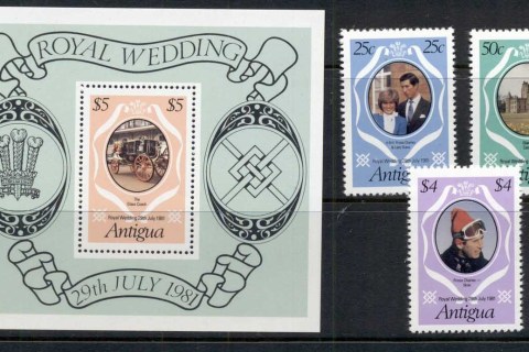 Antigua-1981 Royal Wedding Charles & Diana