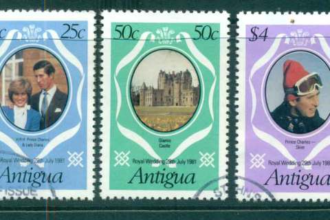 Antigua-1981 Royal Wedding Charles & Diana