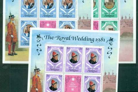 Antigua-1981 Royal Wedding Charles & Diana