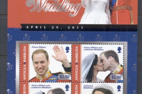 Antigua-Barbuda 2011 Royal Wedding William & Kate #1113 $2.50 MS