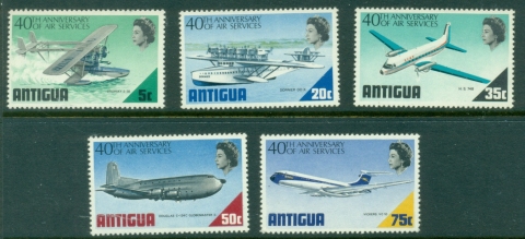 Antigua-1970-40th-Anniversary-of-Air-Services-MUH