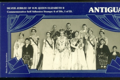 Antigua-1977-QEII-Silver-Jubilee-PS-booklet-MUH