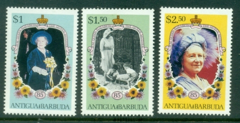 Antigua-Barbuda-1985-Queen-Mother-85th-Birthday-MUH