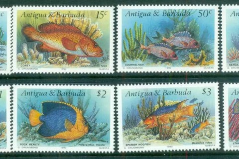 Antigua-Barbuda-1990-Fish