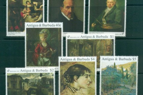 Antigua-Barbuda-1992-Spanish-Art