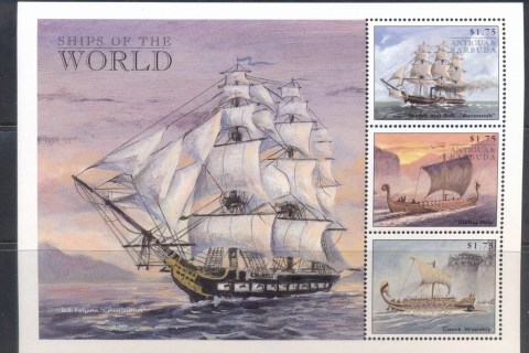 Antigua-Barbuda-1998-Ships-of-the-World-MS-MUH