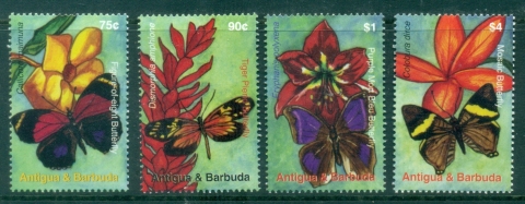 Antigua-Barbuda-2005-Insects-Butterflies-MUH